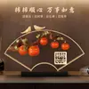 Adorno de Calabaza de Cinco Bendiciones para Sala de Estar, Entrada, Mueble de TV, Decoración de Vinoteca, Regalo de Inauguración, Regalo para Casa Nueva