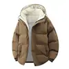Chaqueta de algodón para hombre pareja chaqueta de algodón acolchada abrigo invierno nuevo estilo chaqueta de algodón hombre pareja chaqueta acolchada estilo coreano con capucha más