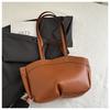 Relajante Bolso Tote de Gran Capacidad para Mujer 2025 Nuevo Bolso de Hombro de Verano Bolso Satchel Estilo Normcore a la Moda Bolso de Cubo Moderno