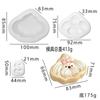 Novo Molde de Pinça Boneca Desenho Animado Gato Durian Artificial Biscoito Bolo DIY Manual Molde de Silicone