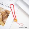 Año nuevo FELIZ AÑO DEL DRAGÓN Serie roja cordón para teléfono móvil anti-pérdida correa de muñeca de silicona cadena colgante para unidad USB
