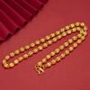 Colar de Joias de Ouro Aluvial Masculino Joias de Ouro Imitação Colar Oco Corrente Oliva Dominadora Barraca de Transmissão ao Vivo Joias Atacado