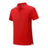 Playeras tipo polo de algodón en liquidación especial con texto impreso, Camisetas con dobladillos divididos, Camisas culturales promocionales, Ropa de trabajo para actividades de team building