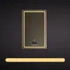 Espejo de Baño Cuadrado de Aluminio Vertical con Sensor Antivaho y Luz, Sensor Inteligente Tmall Genie