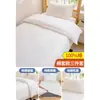 Juego de ropa de cama de tres piezas para dormitorio estudiantil 90x190 funda de edredón de algodón puro, sábana bajera, juego completo para literas, gris oscuro, resistente a la suciedad