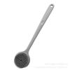 Escova de Banho de Silicone, Escova de Banho de Lado Duplo com Cerdas Macias e Cabo Longo, Escova Massageadora de Banho, Escova para Costas de Chuveiro, Artefato Preguiçoso para Esfregar as Costas