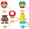 Conjunto de 10Mml Tampas de Pó Stanley Copo Stanley Série Mario Tampas de Canudo Plugues de Canudo à Prova de Pó