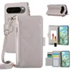 Funda para Google Pixel 11Proxl con Soporte para Tarjetas y Espejo, Estuche Protector de Cuero para Google 10A