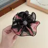 Presilha de Cabelo com Laço de Cetim Vintage para Mulheres, de Alta Qualidade e Elegante, Presilha para Rabo de Cavalo Baixo, Acessório de Cabelo para a Parte de Trás da Cabeça