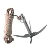 Ancla para deshierbar pesca cuchillo para hierba acuática parada cuchillo de ancla de barco cuchillo para cortar hierba acuática con cuerda cuchillo de ancla plegable suministros de pesca