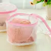 Bolsa Plegable para Lavar Sujetadores Malla para Lavandería Bolsa de Lavado para Ropa Interior (con Soporte)
