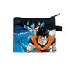 Cartera de Dragon Ball Transfronteriza para Niños, Bolsa de Almacenamiento Corta de Gran Capacidad, Mini Bolso Cuadrado para Estudiantes, Diseño de Dibujos Animados