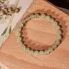 Pulsera de Perlas de Jade Hetian, Estilo Retro para Mujer, Exquisita y Lujosa, Pulsera de Perlas Doradas de Imitación de Jade Estilo Chino, Accesorio para la Mano Suave y Versátil