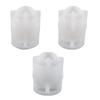 Molde de Vela de Búho Estéreo 3D DIY Yeso de Aromaterapia No Dice No Escuchar Búho Molde de Silicona