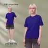 Camiseta de Algodón Puro de Manga Corta de Tonos Tierra de 275g con Logotipo Personalizado, Color Puro, Empaque Personalizado, Impresión desde Procesamiento de Imágenes, Personalización