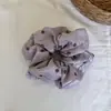 Scrunchie de poá de alta qualidade estilo casual coreano para mulheres, elástico de cabelo elegante e chique, corda para rabo de cavalo, acessório de cabelo