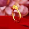 Anillo para mujer de oro arena de Vietnam bebé valiente estilo antiguo para hombre y mujer estilo chino pulsera anillo abierto al por mayor