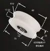 Roda de Polia com Rolamento de Nylon em U Roda de Trilho Guia de Cabo de Aço Roda de Polia de Nylon Rolo Ranhurado Roda de Plástico Roda Guia