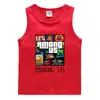 Conejo de Fuego 2023 Verano Chaleco Infantil Algodón Coreano Casual Camiseta Base Absorbente de Sudor Caramelo Camiseta Interior sin Mangas para Niños