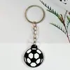 Chaveiros criativos de PVC, acessórios com tema esportivo, enfeites em formato de bola e pingentes para mochila - pequenos presentes de borracha macia, disponíveis para atacado