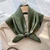 Primavera e Outono 2024 Seda Fina Seda Amoreira Seda Alta Qualidade Cachecol Feminino Presente Vintage Elegante Moderno Combinando Cachecol Pequeno