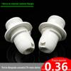 E14 cassete meio dente lâmpada tampa tamanho pequeno plástico lâmpada tampa armário de exposição lâmpada parafuso suporte lâmpada LED lustre lâmpada de chão tampa