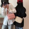 Bolso pequeño con chaqueta acolchada de algodón retro de comercio exterior, nueva moda 2024, bolso bandolera de algodón con bordado, mini bolso bandolera
