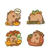 Pegatinas Decorativas de Dibujos Animados para Inodoro para Eliminar Olores, Pegatinas Desodorantes para Inodoro, Pegatinas Autoadhesivas que Eliminan Olores y Retienen Fragancia