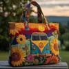 2026 Estación Independiente Transfronteriza Amazon Bolso Nuevo Bolso Tote Estampado Digital Bolso Tote Acolchado de Moda