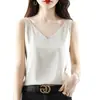 Nuevo top corto 2025, capa base de verano, seda de hielo, camisola de seda de hielo transfronteriza, traje para mujer talla grande, ropa interior transfronteriza
