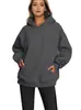 Sudadera con capucha para mujer Amazon Europea y Americana Transfronteriza 2024 Casual con Bolsillo Parte Superior Holgada Pulóver