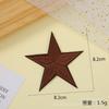 Parches de tela de estrella de cinco puntas suministro transfronterizo Adhesivo Termofusible multicolor accesorios para ropa ropa de entrenamiento militar decoración de gorra venta al por mayor