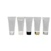 Botellas de Plástico Vacías en Stock 20ml PE Cuidado de la Piel Cosméticos Productos para el Cuidado de la Piel Envases Tipo Tubo Suave Blanco Lechoso