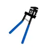 Pinzas Perforadoras Plegables Metal Acero Inoxidable Borde de Chapa Metálica Ranura Tarjeta de Plástico PVC Etiqueta de Cartón Perforador de Agujero Redondo de 5 mm