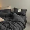 Shajiifeng~Cinza Neutro Masculino Algodão Jacquard Quatro Peças Macio Quatro Estações Roupa de Cama 100% Algodão