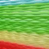 Cortina Colgante Arcoíris Ondulada de Gasa Semitransparente y Fluida Impulsada por el Viento para Centros Comerciales Interiores y Exteriores y Áreas Escénicas Decoración de Tela Colgante Verde