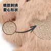 Suprimentos para Animais de Estimação Transfronteiriços: Brinquedo de Cachorro Fofo com Cabeça Inclinada em Formato de Coração de Amor, Pelúcia para Dentição com Erva-Gateira e Papel Amassável para Autoentretenimento de Gato
