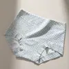 Calzoncillos tipo bóxer para mujer de algodón puro, cintura media-alta, 10A antibacterianos, entrepierna extendida, sin costuras, transpirables, talla grande