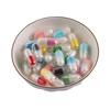 Lindas pastillas de color de expresión cuentas pequeñas sueltas acrílicas diy hecho a mano pulsera casera collar material de joyería accesorios