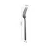 Cubiertos Occidentales Engrosados de Acero Inoxidable 304 Nórdico Mango Hexagonal Esmerilado Cuchillo para Filete Tenedor Cuchara Tenedor Cuchara de Postre para Hogar Hotel