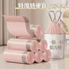 Bolsas de Basura de Lujo Color Rosa Iceberry para Uso Doméstico, Tipo con Cordón, Extra Gruesas, Plástico, para Cocina, Dormitorio de Estudiante, Oficina, Venta al por Mayor