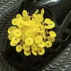 Acessórios de Flor de Sapato de Cristal Resistentes Estilo Coreano com Lantejoulas Bordadas, Franjas de Cristal Exquisite de Estilo Leve de Luxo