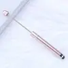 Caneta com Contas para Tela Sensível ao Toque Bobina Única DIY Feita à Mão Caneta Esferográfica Multicolorida Caneta de Assinatura com Contas Educacional para Negócios Atacado em Estoque
