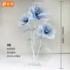 Adereços Decorativos, Flores Artificiais, Flores Simuladas, Flores Coloridas Grandes para Shoppings, Flores de Malha de Seda Prontas, Flores Feitas à Mão, Decorações Internas e Externas