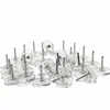 Chinchetas Transparentes Cortas de Cabeza Plana para Decoración de Pared de Fotos, Pines Redondos para Tablero de Corcho y Tablero de Fieltro, Pines Cortos de 8 mm