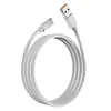 El cable de carga con núcleo de goma naranja y carga flash TIPO C de 66 W es adecuado para la línea de datos de carga súper rápida Huawei Xiaomi Letv 6A