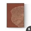 Pintura Colgante Abstracta Creativa Elegante para Sala de Estar Líneas Abstractas Geométricas de Piso a Techo Pintura Decorativa para Entrada Una Enorme