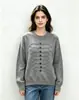 Amazon 2026 Otoño/Invierno Nuevo Suéter de Punto Trenzado Tridimensional Transfronterizo Vintage para Mujer, Corte Holgado, Cuello Redondo, Pulóver, Manga Larga