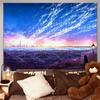 Tapeçaria Decorativa Anime de Paisagem de Alta Qualidade para Sala de Estar e Cabeceira de Quarto, Pendurado na Parede como Fundo para Fotos