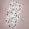 Toalla pequeña para bebé al por mayor seis capas toalla para niños algodón gasa impresa toalla facial toalla para eructos gancho plisada toalla para niños